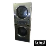 '19 Huebsch 30lb Stack Stainless Coin Op Gas Dryer 3 Phase