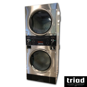 2012/2013 Speed Queen 30lb Stack Stainless Coin Op Gas Dryer 1 Phase