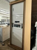 2020 Speed Queen Stack Gas Dryer NEW OLD STOCK White Coin Op 1 Phase 120V - Image 2