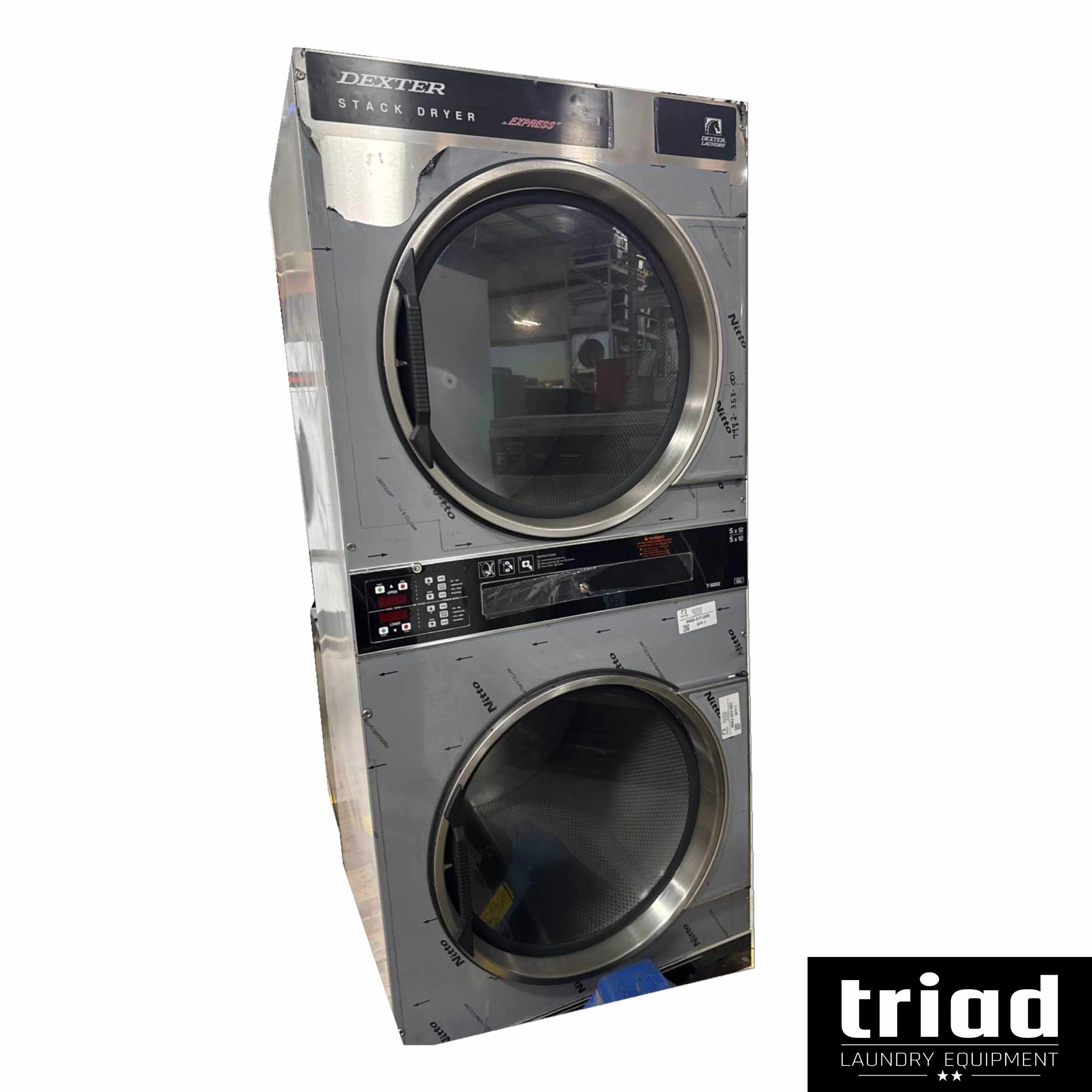 T50x2 Main Photo 2017 Dexter 50lb Gas Stack Dryer OPL 1 PH 208-240V SHIPS IMMEDIATELY!! - Image 1